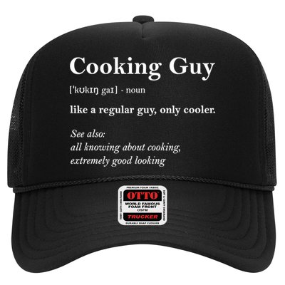 Funny Cooking Guy Definition Gift For Cook Lovers Trucker Hat