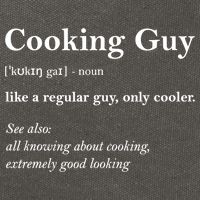 Funny Cooking Guy Definition Gift For Cook Lovers Cotton Canvas Backpack
