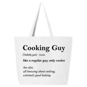 Funny Cooking Guy Definition Gift For Cook Lovers 25L Jumbo Tote