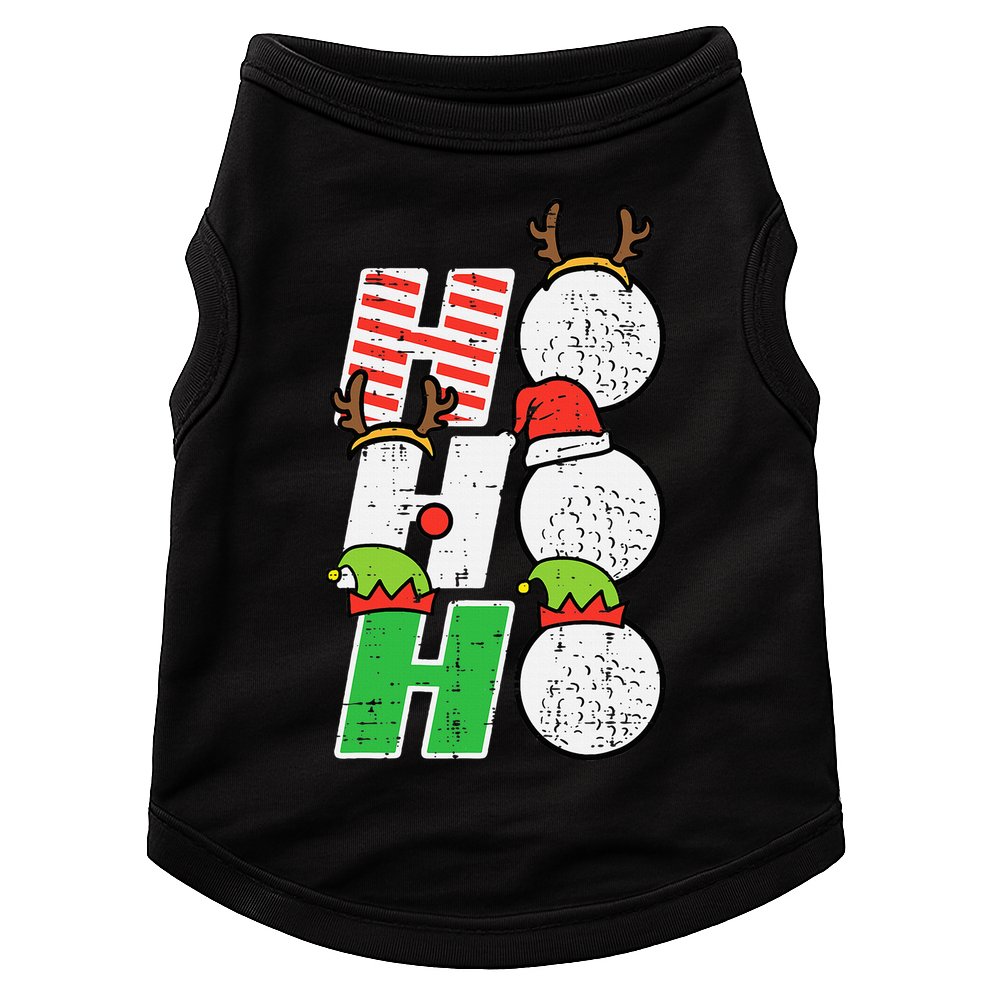 Funny Christmas Golfing Sports Golfer Gift Doggie Tank