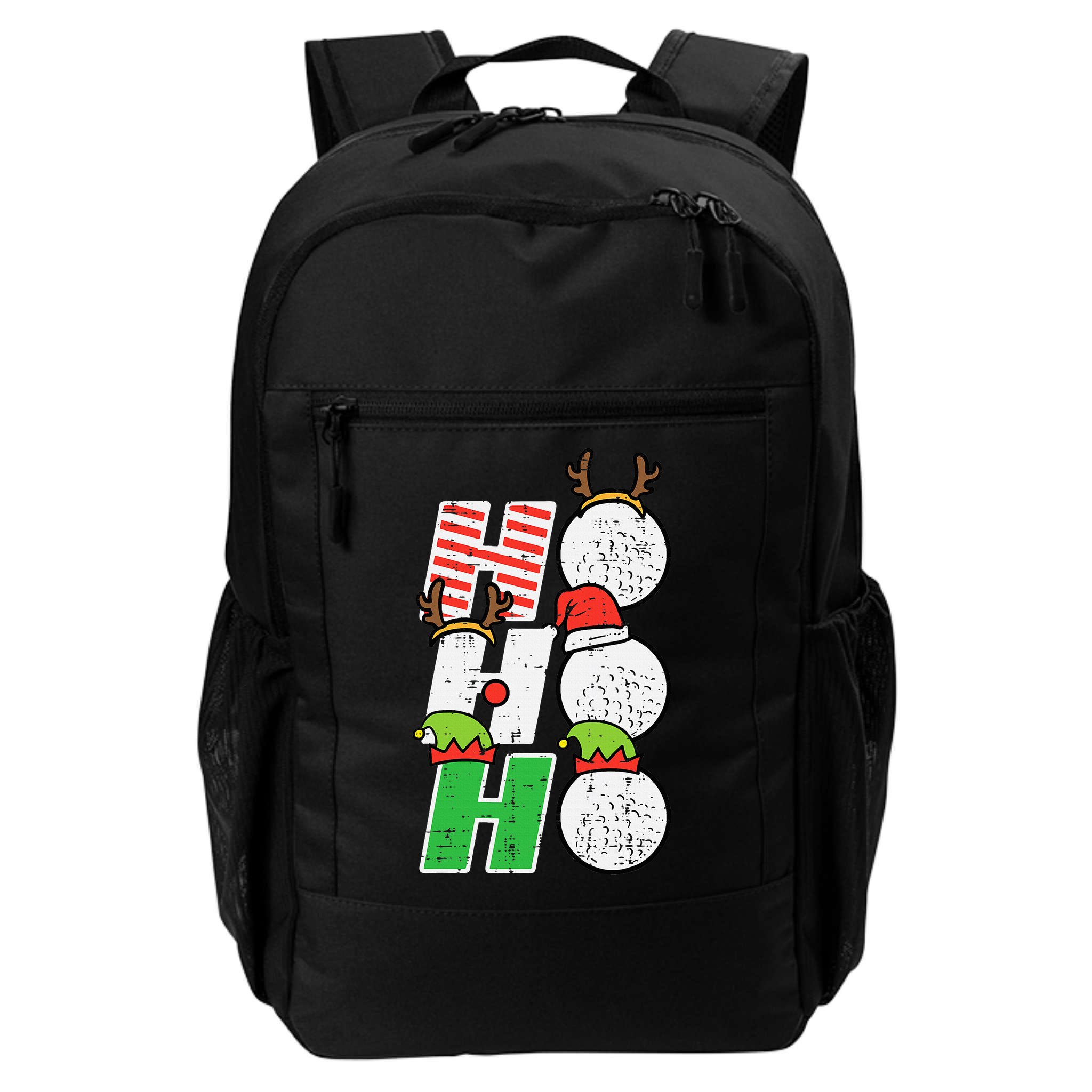 Funny Christmas Golfing Sports Golfer Gift Backpack