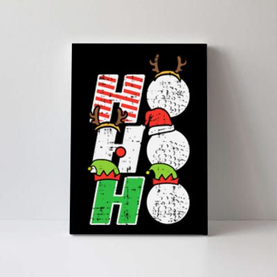 Funny Christmas Golfing Sports Golfer Gift Canvas