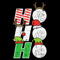 Funny Christmas Golfing Sports Golfer Gift 16 in Basic Backpack