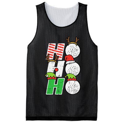 Funny Christmas Golfing Sports Golfer Gift Mesh Reversible Basketball Jersey Tank