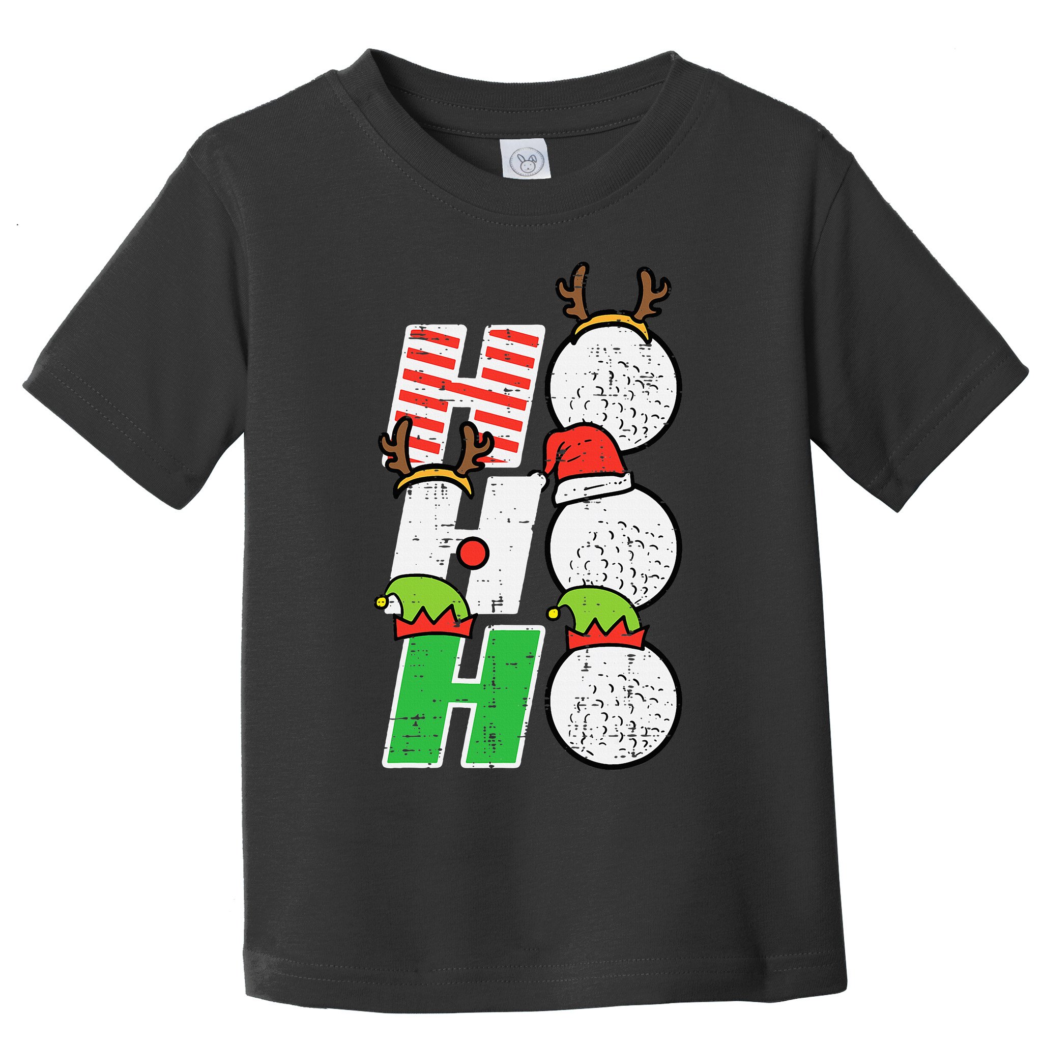 Funny Christmas Golfing Sports Golfer Gift Toddler T-Shirt