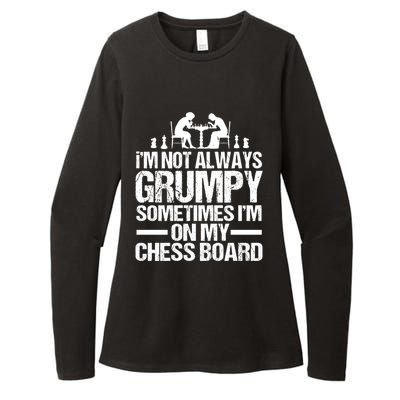 Funny Chess Grandpa Funny Retired Papa Gift Womens CVC Long Sleeve Shirt