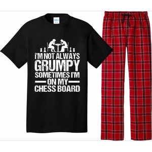 Funny Chess Grandpa Funny Retired Papa Gift Pajama Set