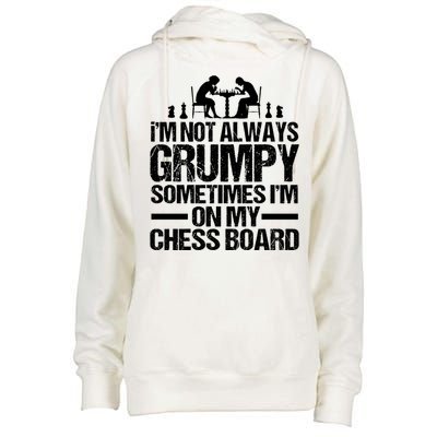 Funny Chess Grandpa Funny Retired Papa Gift Womens Funnel Neck Pullover Hood