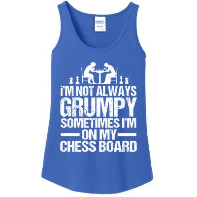 Funny Chess Grandpa Funny Retired Papa Gift Ladies Essential Tank