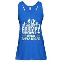 Funny Chess Grandpa Funny Retired Papa Gift Ladies Essential Flowy Tank