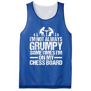 Funny Chess Grandpa Funny Retired Papa Gift Mesh Reversible Basketball Jersey Tank