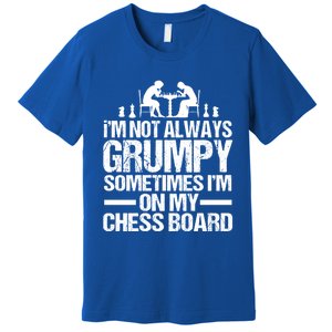 Funny Chess Grandpa Funny Retired Papa Gift Premium T-Shirt