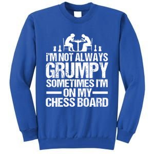 Funny Chess Grandpa Funny Retired Papa Gift Tall Sweatshirt