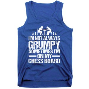 Funny Chess Grandpa Funny Retired Papa Gift Tank Top