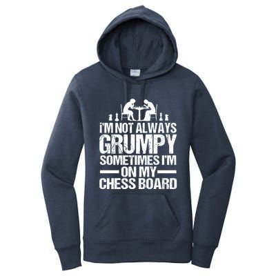 Funny Chess Grandpa Funny Retired Papa Gift Women's Pullover Hoodie