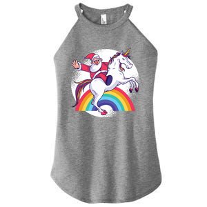 Funny Christmas Gift Women's Perfect Tri Rocker Tank