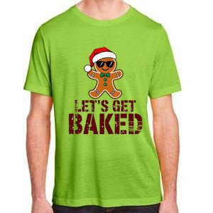 Funny Christmas Grunge Gingerbread Holiday For Bakers Baking Adult ChromaSoft Performance T-Shirt