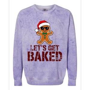 Funny Christmas Grunge Gingerbread Holiday For Bakers Baking Colorblast Crewneck Sweatshirt