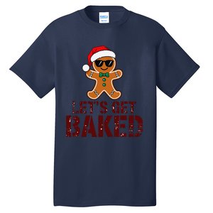 Funny Christmas Grunge Gingerbread Holiday For Bakers Baking Tall T-Shirt