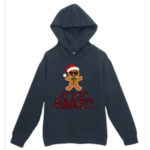 Funny Christmas Grunge Gingerbread Holiday For Bakers Baking Urban Pullover Hoodie