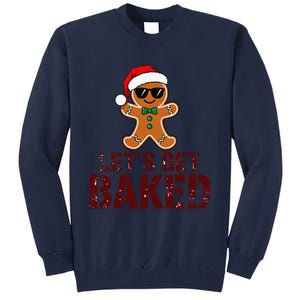 Funny Christmas Grunge Gingerbread Holiday For Bakers Baking Tall Sweatshirt