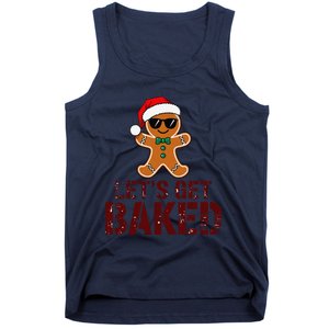 Funny Christmas Grunge Gingerbread Holiday For Bakers Baking Tank Top