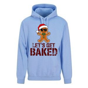 Funny Christmas Grunge Gingerbread Holiday For Bakers Baking Unisex Surf Hoodie