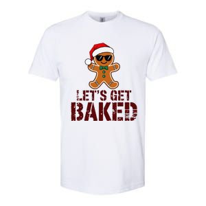 Funny Christmas Grunge Gingerbread Holiday For Bakers Baking Softstyle CVC T-Shirt