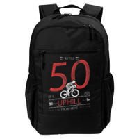 Funny Cyclist Gift  50 years old 50th Birthday Tee Daily Commute Backpack