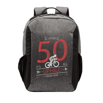 Funny Cyclist Gift  50 years old 50th Birthday Tee Vector Backpack