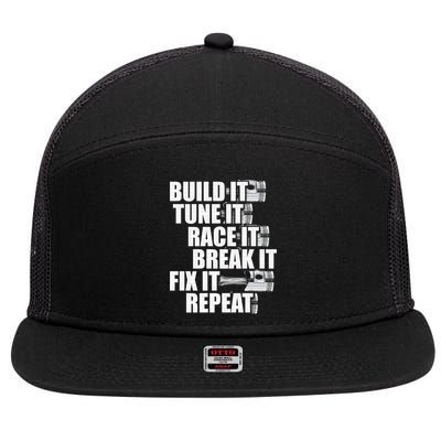 Funny Car Gift For Men Car Guy Christmas Cool Gift 7 Panel Mesh Trucker Snapback Hat