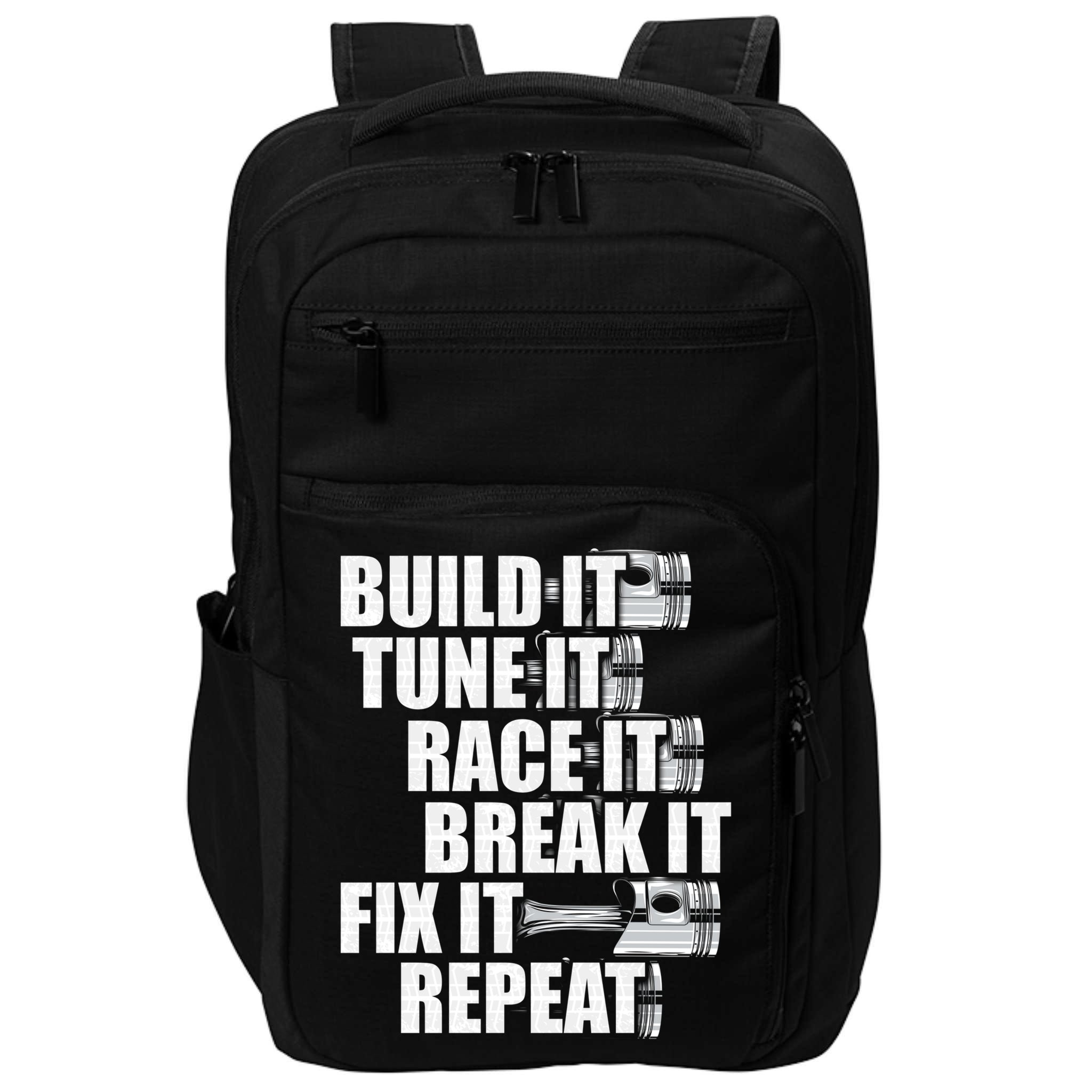 Funny Car Gift For Men Car Guy Christmas Cool Gift Impact Tech Backpack