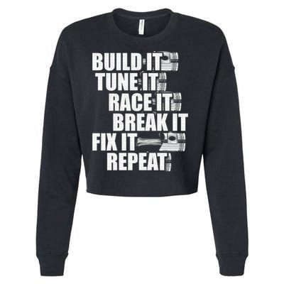 Funny Car Gift For Men Car Guy Christmas Cool Gift Cropped Pullover Crew