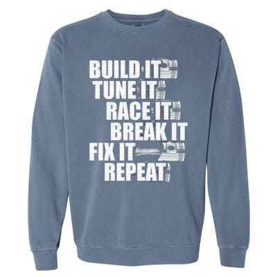 Funny Car Gift For Men Car Guy Christmas Cool Gift Garment-Dyed Sweatshirt