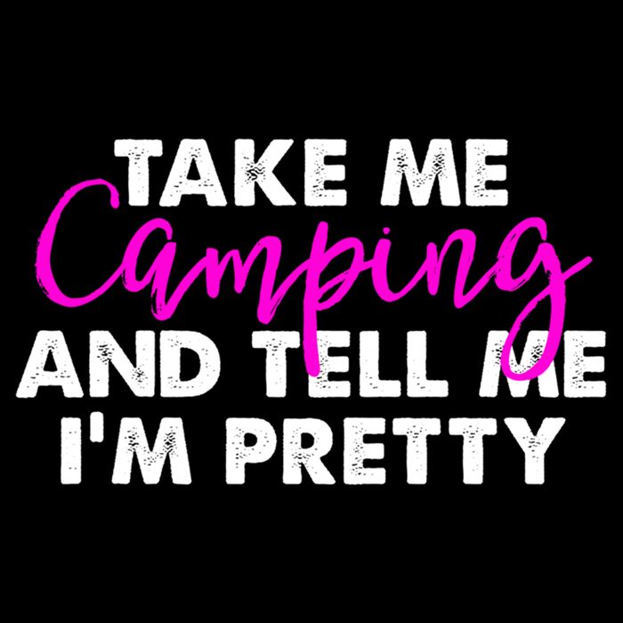 Funny Camping Gift Women Sarcastic Pink Hiking Gift Button