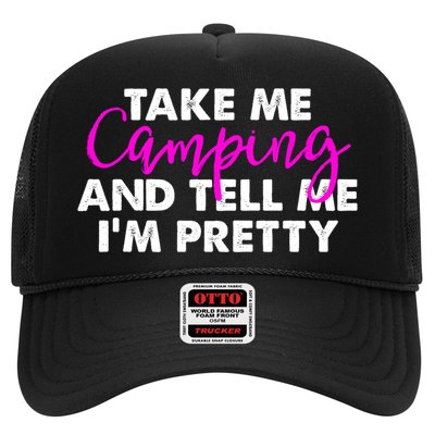 Funny Camping Gift Women Sarcastic Pink Hiking Gift Trucker Hat