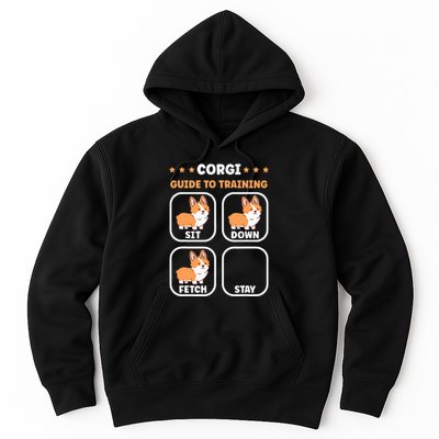 Funny Corgi guide to trainig dog owner corgi Hoodie