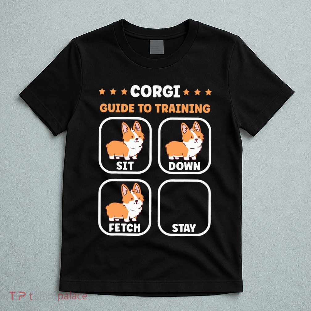 Funny Corgi guide to trainig dog owner corgi T-Shirt