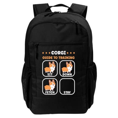 Funny Corgi guide to trainig dog owner corgi Backpack
