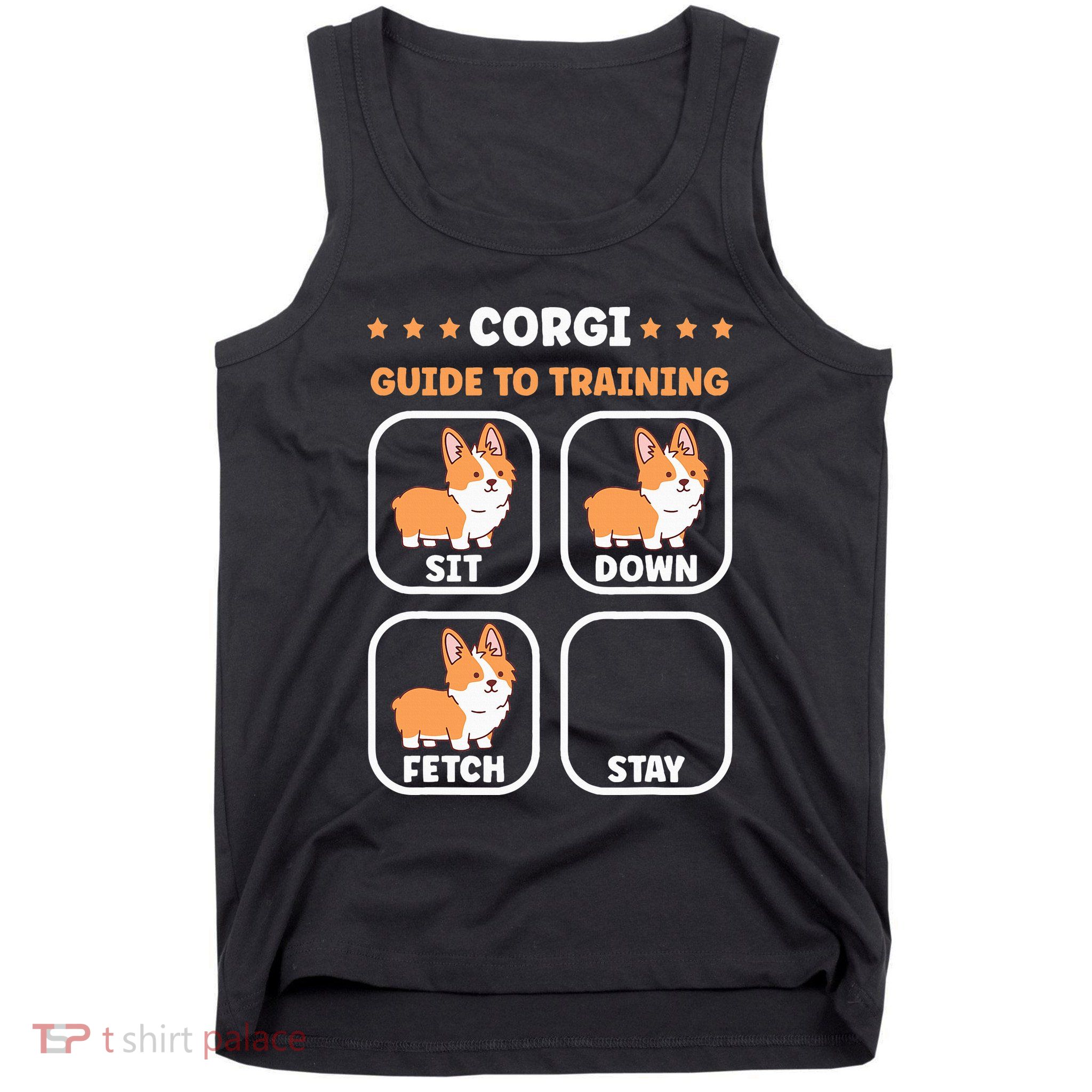 Funny Corgi guide to trainig dog owner corgi Tank Top