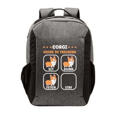 Funny Corgi guide to trainig dog owner corgi Vector Backpack