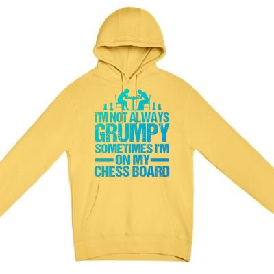 Funny Chess Grandpa Funny Retired Papa Gift Premium Pullover Hoodie