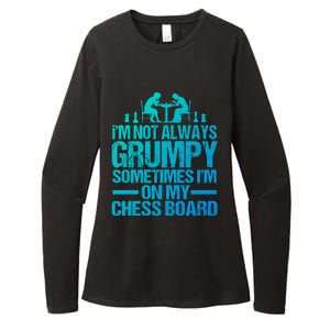 Funny Chess Grandpa Funny Retired Papa Gift Womens CVC Long Sleeve Shirt