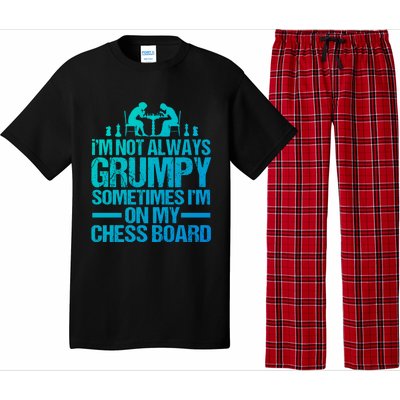 Funny Chess Grandpa Funny Retired Papa Gift Pajama Set