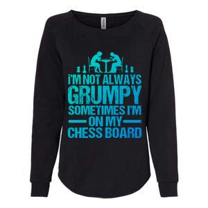 Funny Chess Grandpa Funny Retired Papa Gift Womens California Wash Sweatshirt