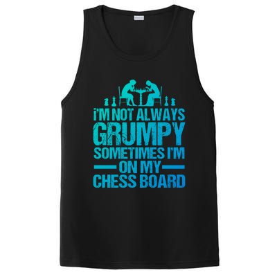 Funny Chess Grandpa Funny Retired Papa Gift PosiCharge Competitor Tank