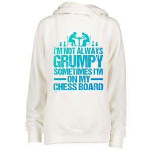 Funny Chess Grandpa Funny Retired Papa Gift Womens Funnel Neck Pullover Hood