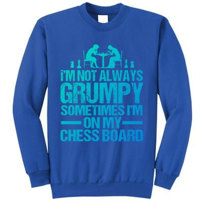 Funny Chess Grandpa Funny Retired Papa Gift Tall Sweatshirt