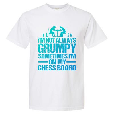 Funny Chess Grandpa Funny Retired Papa Gift Garment-Dyed Heavyweight T-Shirt