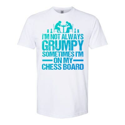 Funny Chess Grandpa Funny Retired Papa Gift Softstyle CVC T-Shirt